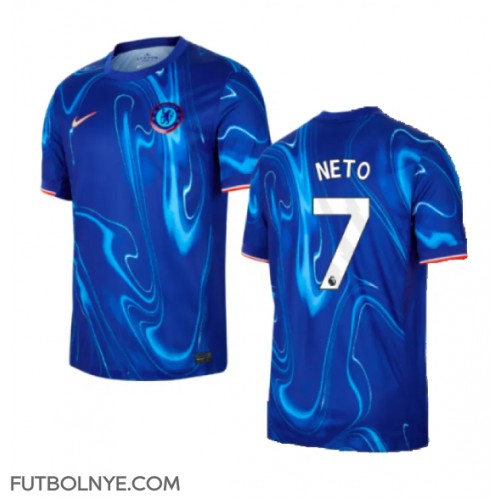 Camiseta Chelsea Pedro Neto #7 Primera Equipación 2024-25 manga corta